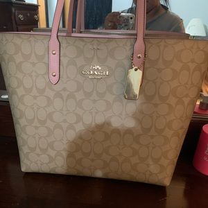 COACH city tote bag